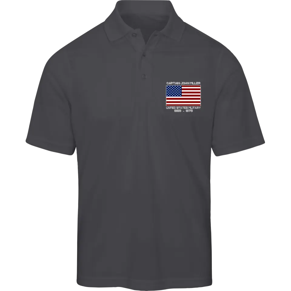 Personalized Veteran Polo Shirt