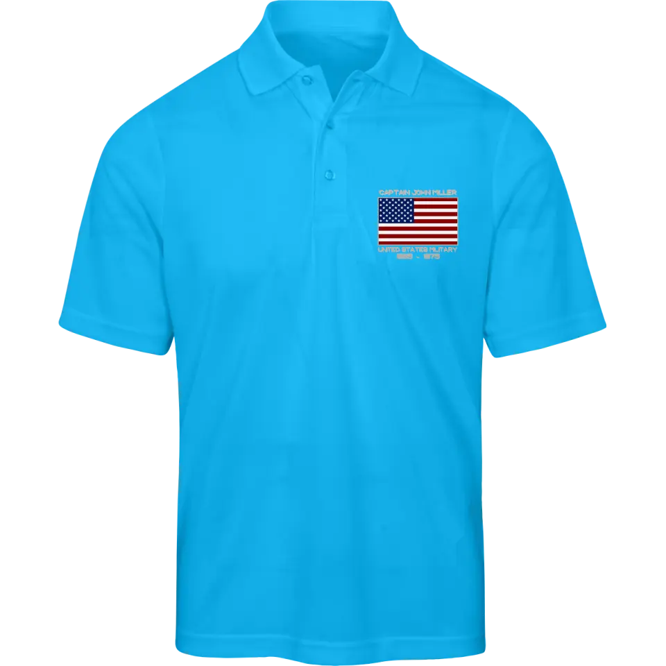 Personalized Veteran Polo Shirt