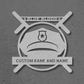 Personalized Metal Blue Blood Police Sign