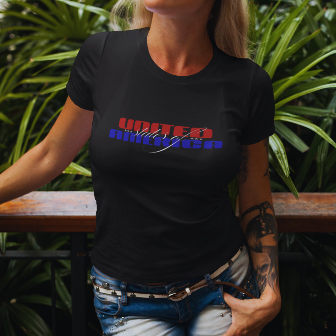 PATRIOTIC UNITED STATES OF AMERICA SLIM FIT T-SHIRT