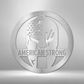Personalized Battle Tested Spartan Helmet Steel Sign (5 Colors)